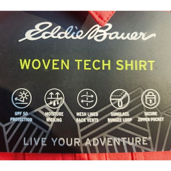 Eddie Bauer Woven Tech Short Sleeve Shirts, Men's XXL, Lot Of 3, New w/Tags - Picture 6 of 9